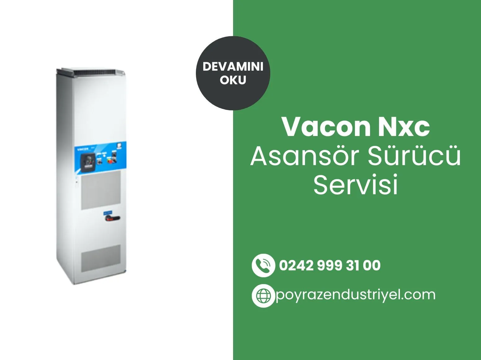 Vacon Nxc Asansör Sürücü Servisi